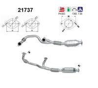 125 KW 170 CV CATALIZZATORE PER Opel Vectra B 2 Vol/ J96 2.5i V6