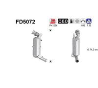 AS Filtro antiparticolato Mercedes Classe E W212 E 250 CDI/BlueTEC 150 kW 204 CV