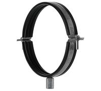 Ø 125 mm Collari per Tubi a Doppia Vite - Collare di Staffaggio con Guarnizione - Morsetti per Condotti di Ventilazione