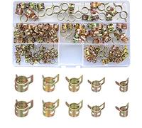 125 Pezzi Fascette Stringitubo a Molla, Clip per Tubo Flessibile per Carburante, Morsetto a Molla, Morsetti per Tubi Flessibili, Fascette per Tubi Carburante, Tubi Aria - 6mm/7mm/8mm/9mm/10mm