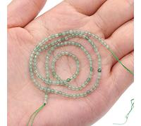 125 pezzi piccole perle di pietra naturale tormalina zaffiro sezione 2,3,4 mm perline allentate for creazione di gioielli fai da te braccialetto collana 15 pollici/filo ( Color : Prehnite , Size : 2mm
