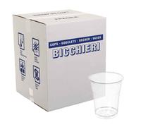1250 Bicchieri Kristal monouso in plastica PET trasparente 250cc