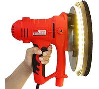 1250W Sander Handheld Muro a Secco, 600-2300Rpm Sander Elettrico, 6 Velocità Variabile, Luci a Led a Doppio Ponte, Efficiente Sistema Di Raccolta Della Polvere Sotto Vuoto, HUANGHAIQIU