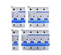 125A MCB NXB-125 High Current 1P 2P 3P 4P 80A 100A Miniature Circuit Breaker DZ47 MQXFCZUX(3P,100A)
