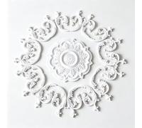 125cm Rosone Lampadario Soffitto Bianco Polistirolo Decorativo