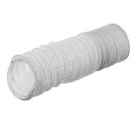 Ø 125mm / 6m Tubo Flessibile di Scarico in PVC - Per Impianti Di Climatizzazione, Asciugatrici E Cappe Aspiranti