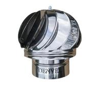 125mm Camino Girevole, Aspiratore Comignolo Cappuccio Acciaio, Inox, Rotante Cappello, Top, Canna Fumaria Cappello, Cappa Rotante per Ciminiera (Misura Da 100mm to 300mm)