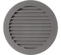 Ø 125mm Grigia Rotonda Griglia di Ventilazione in Plastica - Griglie D'Aerazione
