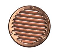 Ø 125mm Griglia di Ventilazione con Zanzariera - Griglie D'Aerazione in Metallo - Rame