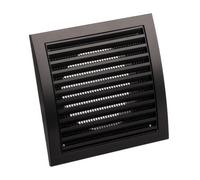 Ø 125mm Griglia di Ventilazione con Zanzariera - Griglie D'Aerazione - Plastica ABS Antracite