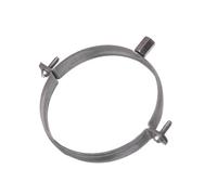 Ø 125mm Morsetto per Tubi - Fascette Metalliche Stringitubo - Morsetti per Condotti di Ventilazione - Collare di Staffaggio
