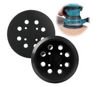 125mm Platorello Abrasivo per Bosch PEX 300/400 AE / 4000 AE Advanced Orbit 18, 8 Fori Disco Autoadesivo Durezza Media Sistema, Levigatrice Piatto Ricambi Professionali con Gancio e Loop