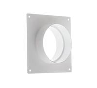 Ø 125mm Raccordo per Tubi di Ventilazione Flangia da Parete Plastica PVC