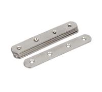 125x20x3mm inox Metà estremità tonda fissaggio piatto riparazione piastre 5pz