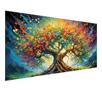 125x50cm Diamond Painting Grandi Dimensioni Albero della vita, 5D Diamond Painting Kit Completo colore, Ricamo A Punto Croce Pittura Di Diamanti, Painting Diamond 5D per Decorazione per Casa j-3