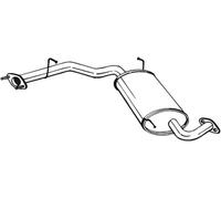 126 CV SILENZIATORE POSTERIORE PER KIA Carnival I UP 2.9 TD KW 93 CV 126