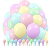 126 palloncini color pastello, 45,7 cm, 30,5 cm, 25,7 cm, palloncini in lattice di elio rosa pastello, per compleanni, baby shower, matrimoni, principesse, decorazioni per feste arcobaleno forniture
