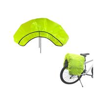 126 x 66 cm, protezione antipioggia per bicicletta, colore verde chiaro, copertura protettiva illuminata per la borsa dei bagagli posteriore, copertura impermeabile per biciclette, mountain bike