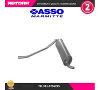 127147 Silenziatore per a Fiat Panda (169) Natural Power d.42 (MARCA ASSO)..