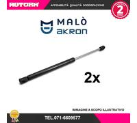 127534 2 Molle a gas post adatto a Alfa Romeo Mito (MARCA MALO)