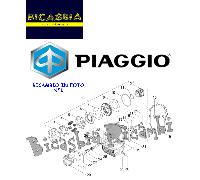 127730013 - ORIGINALE PIAGGIO FRIZIONE COMPLETA APE CALESSINO 400 CLASSIC 14-16