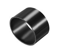 127mm 5.00" ID Automobile Dritto Silicone Accoppiatore Tubo 76mm Nero