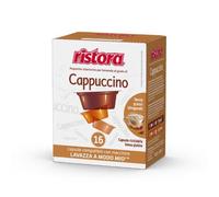 128 Capsule Bevanda Solubili CAPPUCCINO RISTORA Compatibili con A Modo Mio -