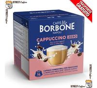 128 Capsule Caffè Borbone Cappuccino 0 Zero 100% Comp. Nescafè Dolce Gusto