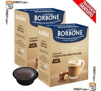 128 Capsule Caffè Borbone Cappuccino Nocciola 100% Compatibili Lavazza modo mio