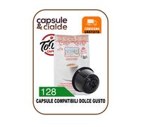128 Capsule Caffè TODA Gattopardo BUON RICCO Compatibili DOLCE GUSTO To.Da 100%