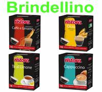 128 capsule RISTORA ORZO TE GINSENG CAPPUCCINO X LAVAZZA A MODO MIO