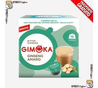 128 Cialde Capsule Caffe Ginseng Amaro Gimoka Compatibile Nescafè Dolce Gusto