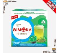 128 Cialde Capsule Caffe The Verde Tè Gimoka Nescafè Dolce Gusto con Poco Zucche