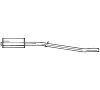 128 cv Silenziatore centrale per Peugeot 205 I 741A/C 1.9 GTi 1905 cc 94 KW 128