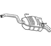 IZAWIT 28.082 Marmitta per FIAT Ulysse (179) adatto per PEUGEOT 807 MPV