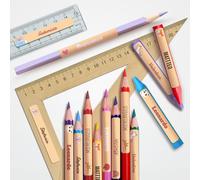 128 Etichette Adesive Personalizzate per Bambini Sticker Nome per Scuola PET Ecologico Etichette Colorate 51x7mm per Penne, Quaderni, Matite, Libri - Design personalizzabile (Sabbia, 384 pezzi)