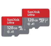 128 GB Ultra microSDXC UHS I scheda con adattatore SD fino a 140 MB/s