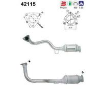 110 KW 150 CV CATALIZZATORE PER Audi 80 Avant 8C5 2.6 quattro