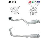 128 KW 174 CV CATALIZZATORE PER Audi A6 Avant 4A5 2.8 quattro