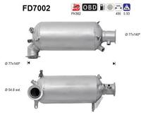 AS Filtro antiparticolato (FAP) 128 kW 174 CV per VW Transporter V FURG 2.5 TDI (7HA,7HH,7EA,7EH)