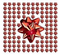 128 pz stelle stelline decorative pacco regalo confezione diametro 5 cm | rosso