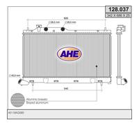128037 RADIATORE RAFFREDDAMENTO MOTORE AHE SUBARU