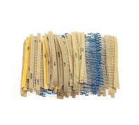 1280pcs 64 value 1/4W 1% Metal Film Resistor Assortment Kit Box 1ohm - 10mohm resistor samples pack CZAOINCU