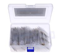 1280pcs/Box 64 Kinds 5% 1-10M ohm Carbon Film Resistors Kit set 20pcs Each Value NWPNLXEA