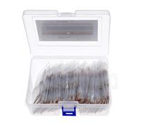 1280pcs/Box 64 Value 5% 1/4W 1-10M ohm Carbon Film Resistors Kit package 20pcs Each Value NWPNLXEA