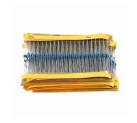 1280pcs/lot 64values Resistor Kit 1/8W 1% Metal Film Resistor Assortment Kit Set 1ohm - 10mohm resistor samples DIY pack EKFBQBGW
