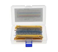 1280pcs Resistor Kit 1/8W 1% 64values X 20pcs Metal Film Resistor Assortment Kit Set 1ohm - 10mohm resistor samples kit BIANMTSW