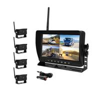 1280x720 Camion wireless ad alta definizione DVR IPS. Monitor 7 "Night Vision Reverse Backup Recorder WiFi(1 Camera add 64GB)