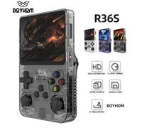 128G R36S Console per videogiochi portatile retrò Sistema Linux Schermo IPS da 3,5 pollici R35s Pro Lettore video tascabile portatile Giochi da 64 GB