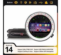 128GB Android 14 DAB+ Autoradio CarPlay WiFi CD 8 Core Navi BMW Mini Cooper R56
